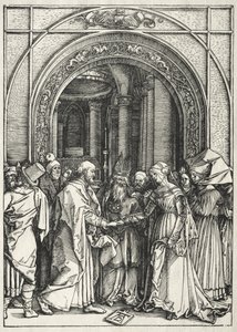 Life of the Virgin: Marriage of the Virgin and St. Joseph by Albrecht Dürer