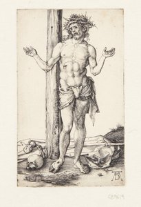 Man of Sorrows with Hands Raised