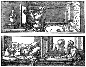 Perspective machine, 1525, 1936