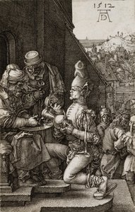 Pilate Washing His Hands from The Passion by Albrecht Dürer