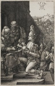 Pilate Washing his Hands, from The Engraved Passion by Albrecht Dürer
