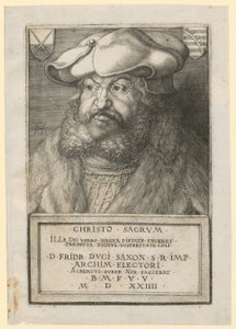 Portrait of Frederick the Wise, Elector of Saxony by Albrecht Dürer