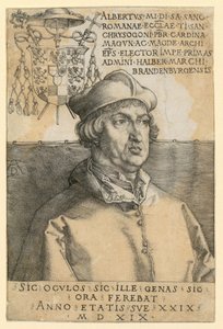 Portrait of Cardinal Albrecht of Brandenburg