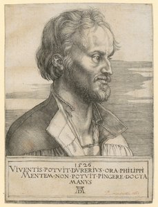 Portrait of Philipp Melanchthon by Albrecht Dürer