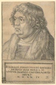 Portrait of Willibald Pirckheimer by Albrecht Dürer