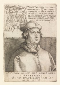 Portrait of Albert of Mainz by Albrecht Dürer