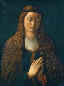 Portrait of a Young Woman with Her Hair Down by Albrecht Dürer