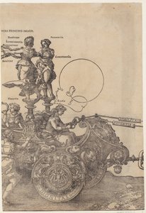 Right Half of the Carriage, Sheet 2 of the Series "The Great Triumphal Car" by Albrecht Dürer