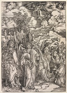 Revelation of St. John: Four Angels Holding up the Winds by Albrecht Dürer
