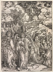 Revelation of St. John: Four Angels Holding up the Winds by Albrecht Dürer