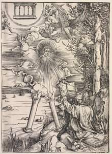 Revelation of St. John: St. John Devouring the Books by Albrecht Dürer