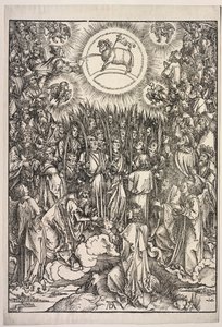 Revelation of St. John: The Adoration of the Lamb by Albrecht Dürer