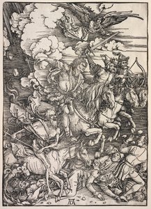 Revelation of St. John: The Four Horsemen by Albrecht Dürer