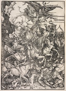 Revelation of St. John: The Four Horsemen, 1511 by Albrecht Dürer