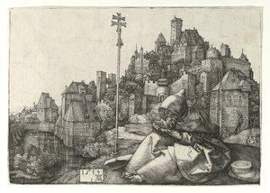 Saint Anthony reading