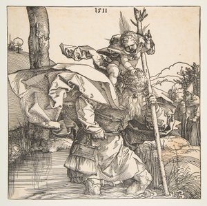 Saint Christopher by Albrecht Dürer