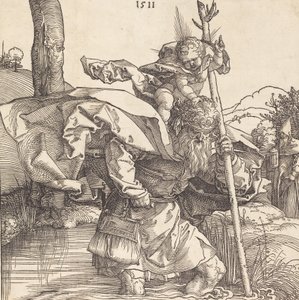 Saint Christopher by Albrecht Dürer