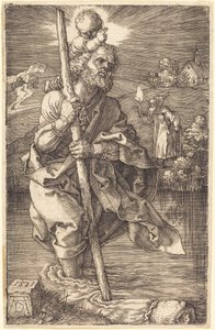 Saint Christopher Facing Right by Albrecht Dürer