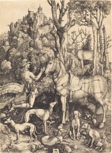 Saint Eustace by Albrecht Dürer