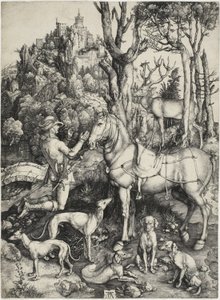Saint Eustace by Albrecht Dürer