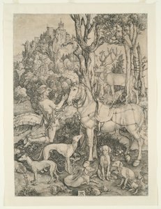 Saint Eustace by Albrecht Dürer