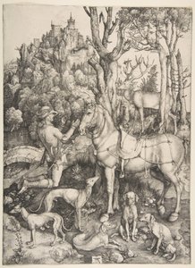 Saint Eustace by Albrecht Dürer