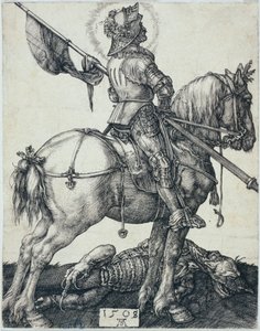 Saint George on Horseback (Bartsch 54) by Albrecht Dürer