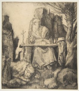 Saint Jerome by the Pollard Willow by Albrecht Dürer
