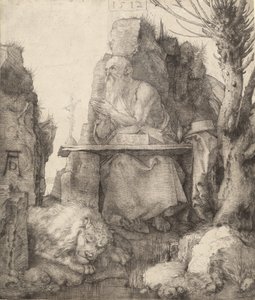 Saint Jerome by the Pollard Willow by Albrecht Dürer