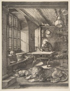 Saint Jerome in His Study, 1514 by Albrecht Dürer