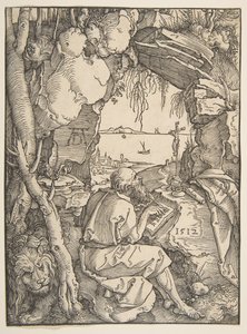 Saint Jerome in a Cave (1512) by Albrecht Dürer