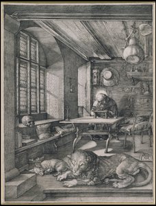 Saint Jerome in his Study