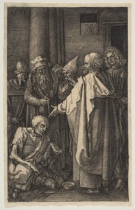 Saint Peter and Saint John at the Gate of the Temple, from The Passion, 1513 by Albrecht Dürer