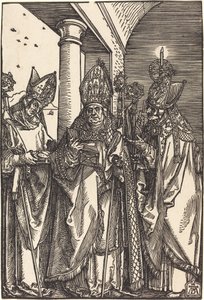 Saints Nicholas, Ulrich, and Erasmus by Albrecht Dürer