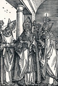 Saints Nicholas, Ulrich and Erasmus by Albrecht Dürer