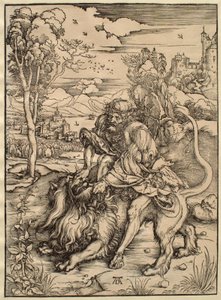Samson Fighting with the Lion