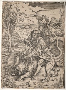Samson Killing the Lion