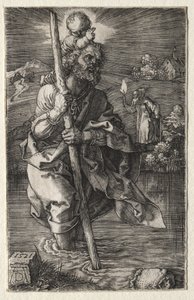 St. Christopher, Facing Right by Albrecht Dürer