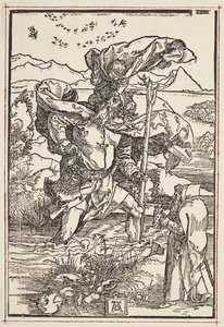 St. Christopher in the Wilderness with a Flight of Birds by Albrecht Dürer