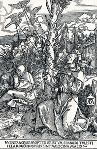 St Francis Receiving the Stigmata by Albrecht Dürer