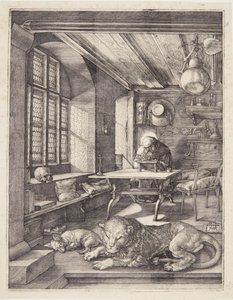 St. Jerome in His Study by Albrecht Dürer