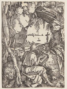 St. Jerome in the Cave by Albrecht Dürer