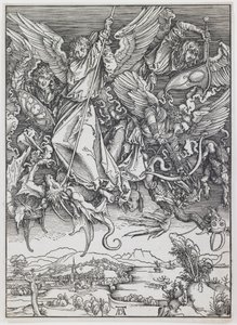St. Michael Fighting the Dragon, from the series “The Apocalypse” by Albrecht Dürer