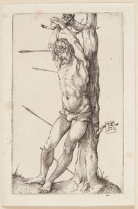 St. Sebastian at the Tree by Albrecht Dürer