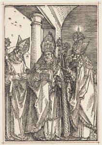 Sts. Nicholaus, Ulrich and Erasmus by Albrecht Dürer