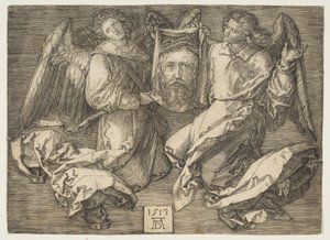 Sudarium Held by Two Angels by Albrecht Dürer