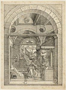 The Annunciation, from The Life of the Virgin by Albrecht Dürer