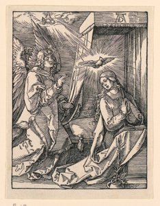 The Annunciation, from The Little Passion Series by Albrecht Dürer