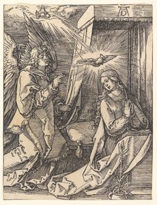 The Annunciation, from "The Small Passion" by Albrecht Dürer