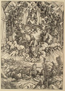 The Apocalypse: Saint John before God and the Elders by Albrecht Dürer